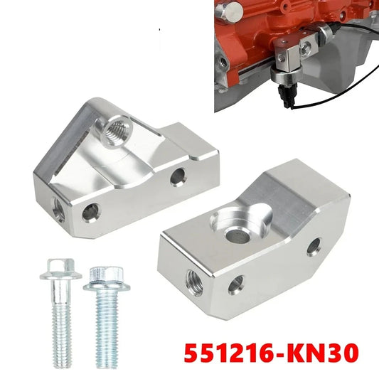 Knock Sensor and Hardnesses Relocation Bracket Kit for GM LS Gen III Engines LS1 LM7 LR4 LQ4 LS6 L59 LQ9 LM4, 551216-KN30 Tuck's Performance