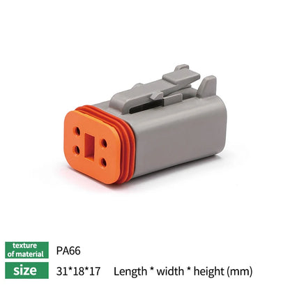 10/50/100 Sets Deutsch DTM/DT/DTP/DTF Automobile Connector Plug&Socket Male&Female Terminal DTM04-2/3/4/6/8/12 DTM06-2/3/4/6/8S Tuck's Performance