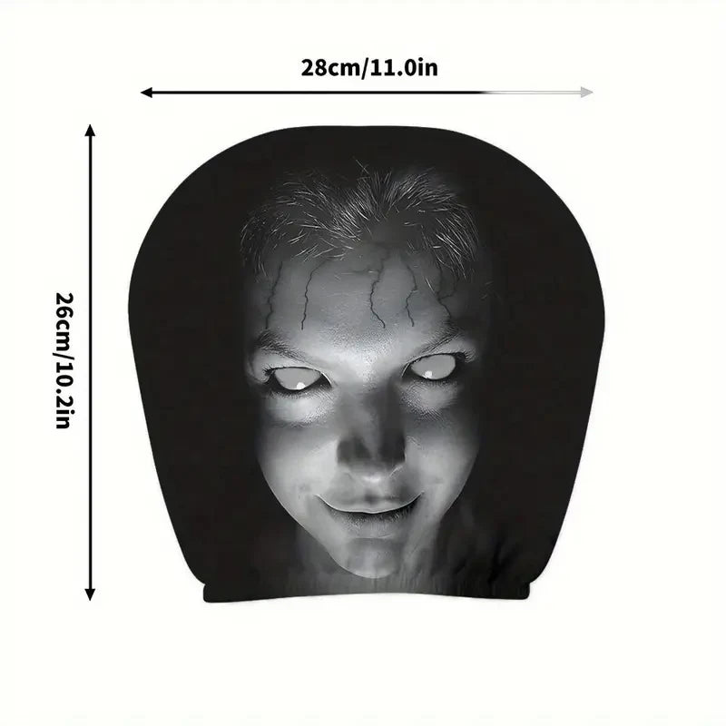 Halloween headrest cover size 28 x 26 cm