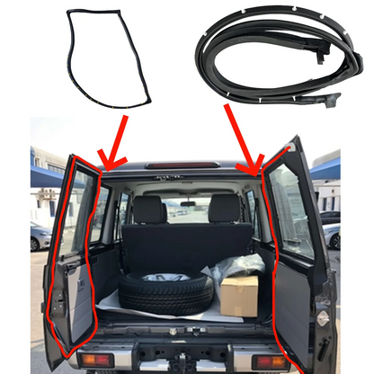 Inner tailgate and back door seal for LandCruiser 70 Series