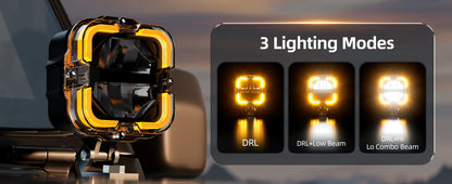 4 Inch LED Work Light with DRL product image 7