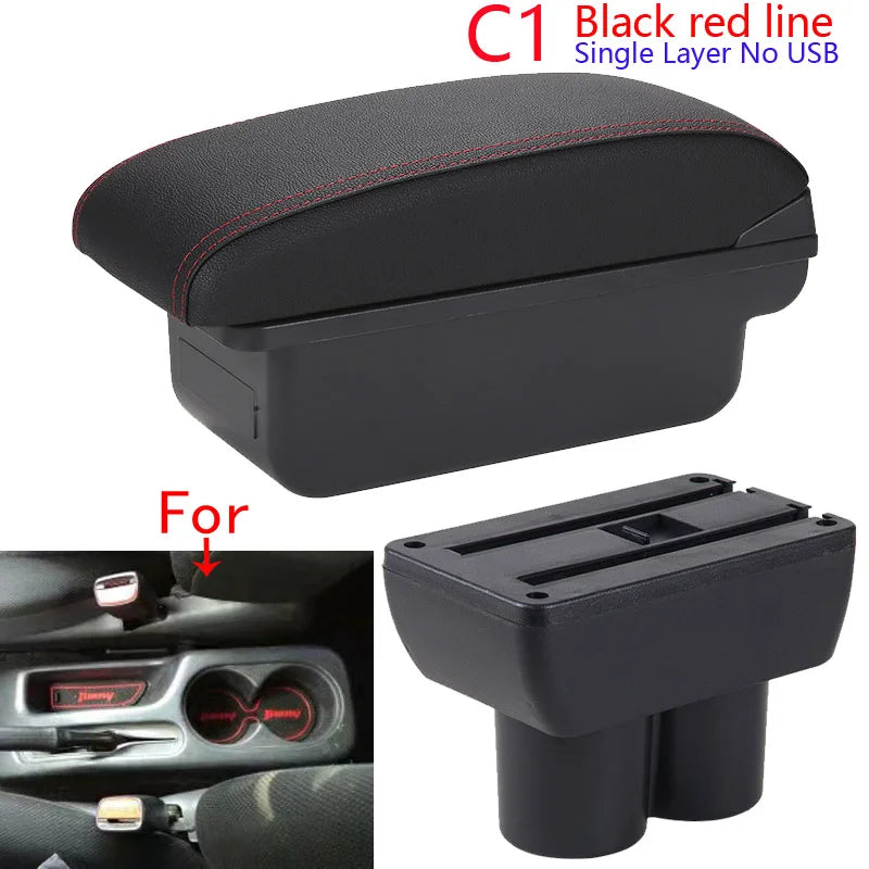 Jimny JB43 armrest fitted