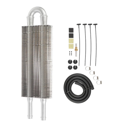 2 Row 4 Row 6 Row 8 Row 10Row 16Row Universal Remote Transmission Oil Cooler Auto-Manual Radiator Converter Aluminum Kit Tuck's Performance