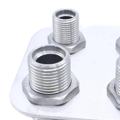 4 Port Automotive Heat and Cool System Replacement Firewall Bulkhead Tuck's Performance