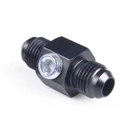 Aluminum Straight AN6 AN8 AN10 with 1/8" NPT Gauge Port Male to Male Adapter Flared Union AN Fitting Tuck's Performance