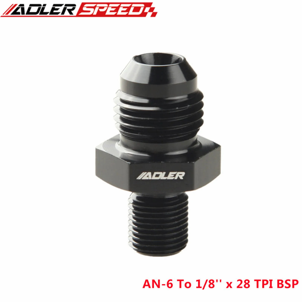 AN4 AN6 AN8 AN10 AN12 Male To 1/8" 1/4" 3/8" 1/2" 3/4" BSP BSPP Straight Adapter Tuck's Performance