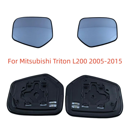 For Mitsubishi Triton L200 2005-2015 Car Accessories Rearview Mirror Lenses Side Mirrors Reflective Lens Glass with Heating New Tuck's Performance