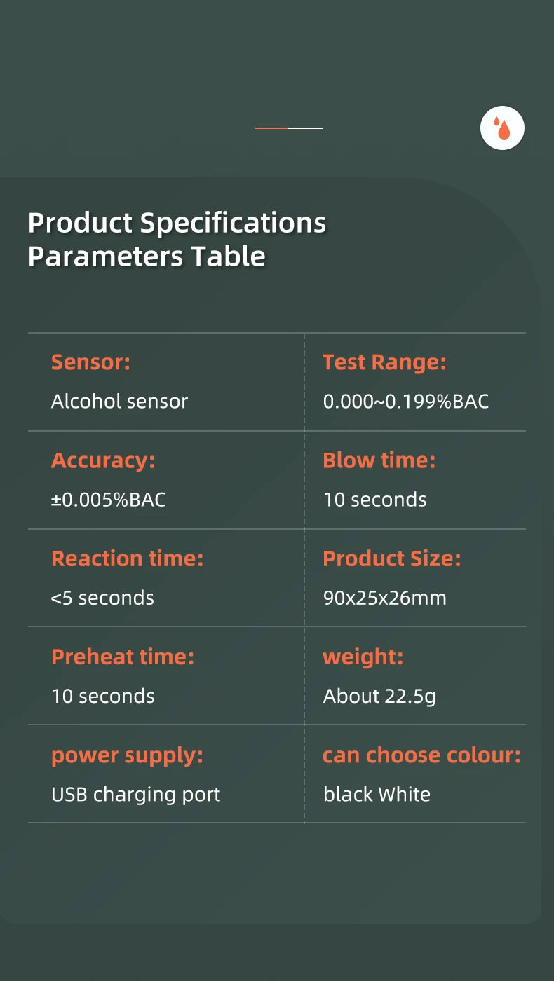 Portable Digital Breath Alcohol Tester with LCD Display - product image 18