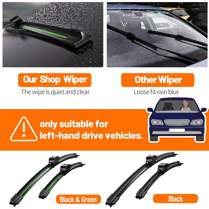 Patrol wiper blade pair