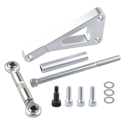 Small Block Chevy Alternator Bracket 551411 Style, Adjustable Kit for Long Water Pump 305 327 350 383 Tucks Performance