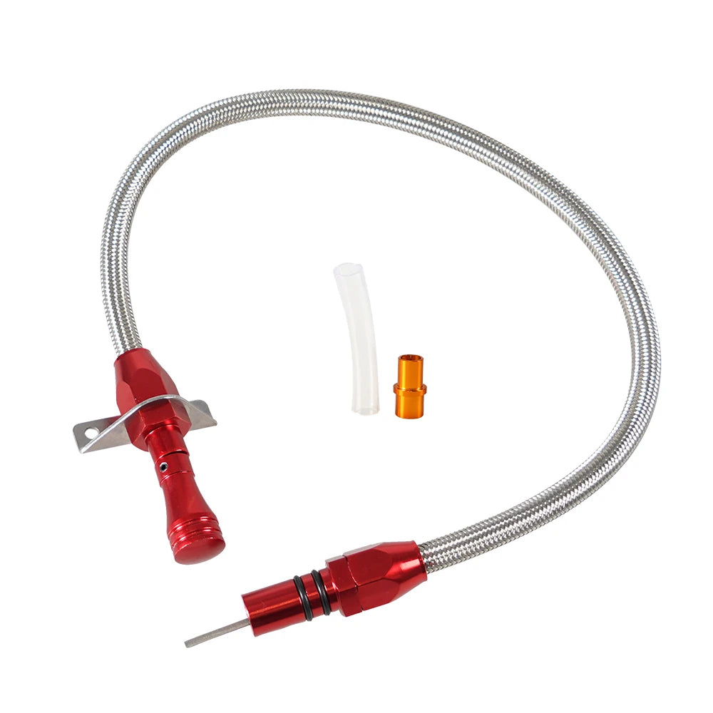 530 MM Flexible Stainless Transmission Dipstick For GM Chevy TH-400 TH-350 Turbo SBC BBC 350 400 Tuck's Performance