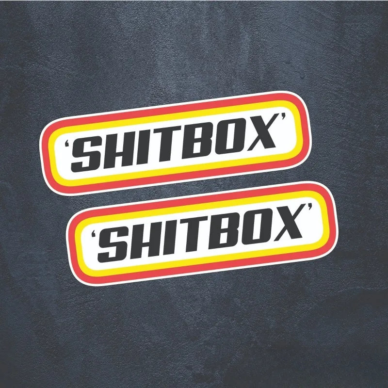 Shitbox 4x4 window sticker - 2 pack