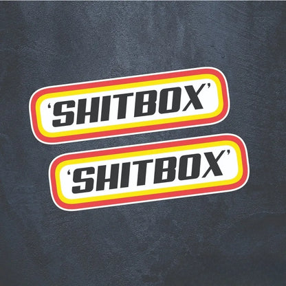 Shitbox 4x4 window sticker - 2 pack