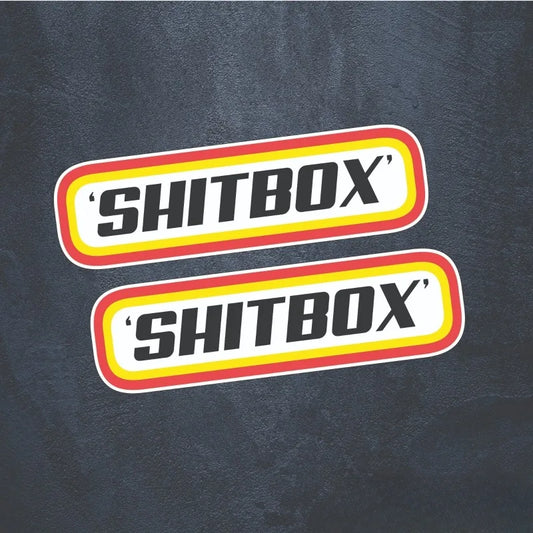 Shitbox 4x4 window sticker - 2 pack
