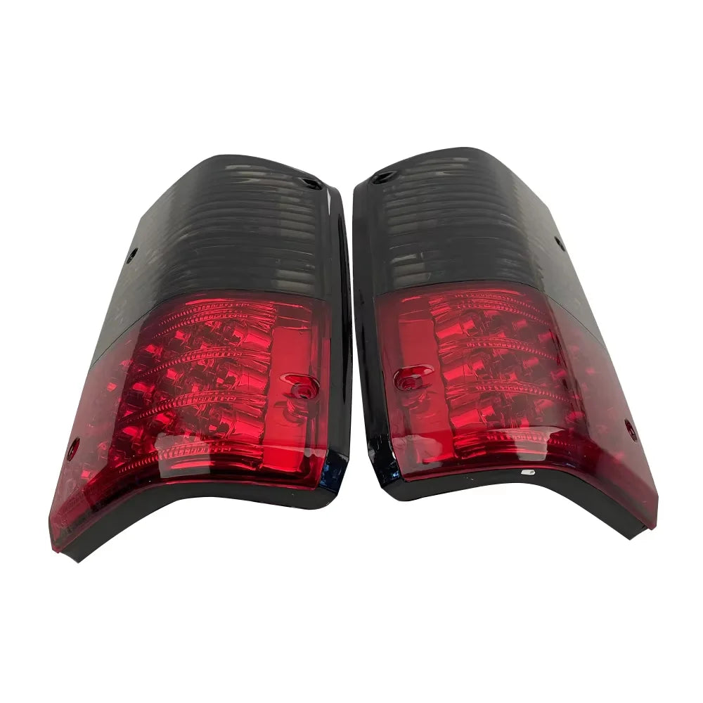 2Pcs LED Tail Lights For Nissan Safari Patrol Y60 1987-1997 Modified Black Red Rear Brake Lamps Tuck's Performance