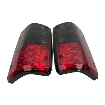 2Pcs LED Tail Lights For Nissan Safari Patrol Y60 1987-1997 Modified Black Red Rear Brake Lamps Tuck's Performance
