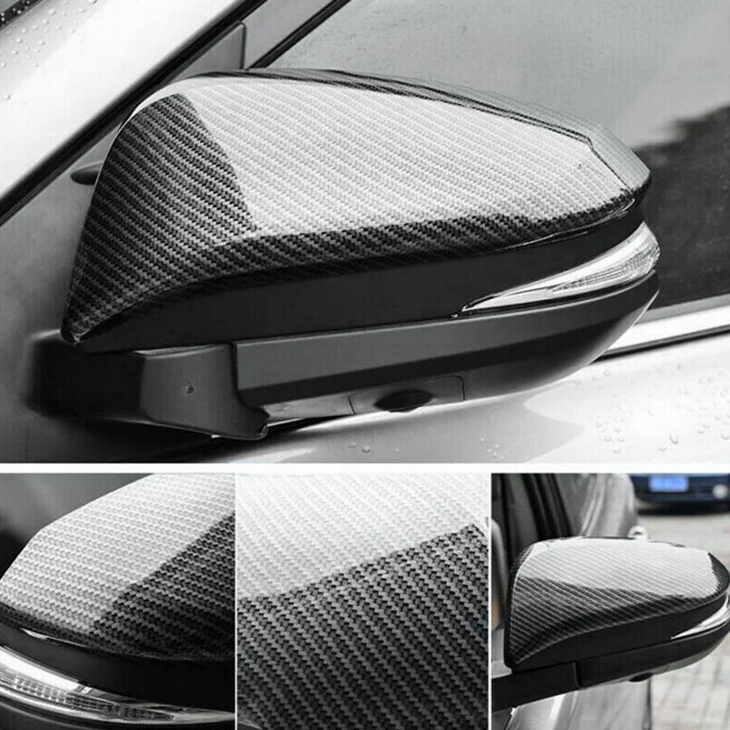 Carbon Fiber Side Rear View Mirror Cover  Toyota Hilux N80