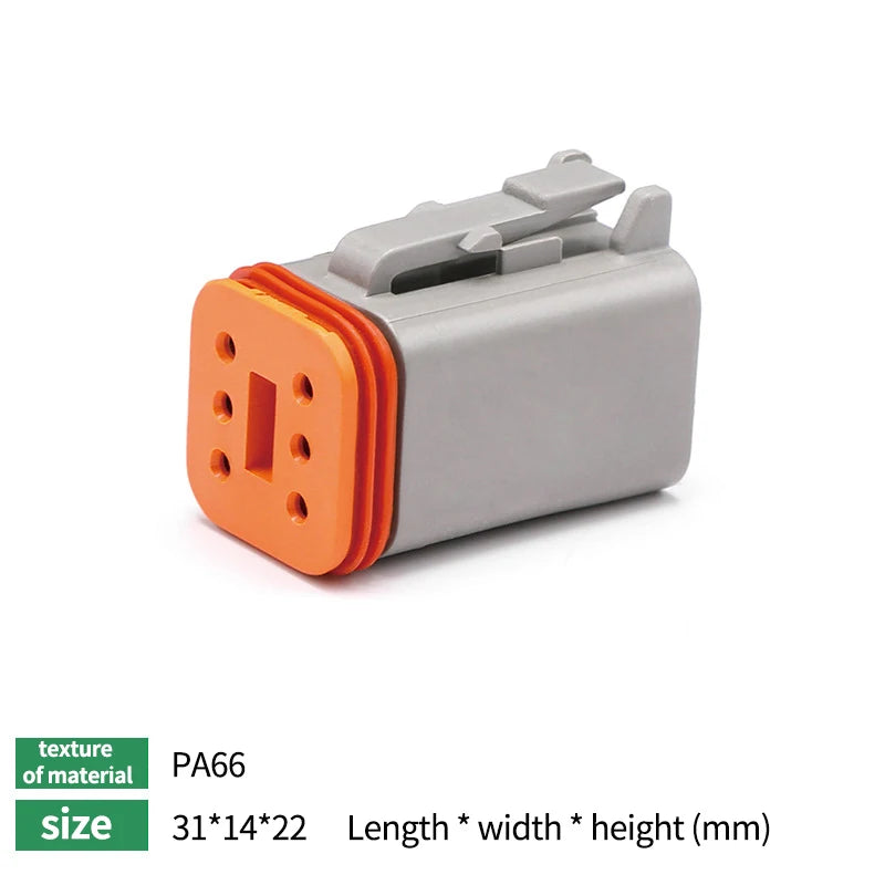 10/50/100 Sets Deutsch DTM/DT/DTP/DTF Automobile Connector Plug&Socket Male&Female Terminal DTM04-2/3/4/6/8/12 DTM06-2/3/4/6/8S Tuck's Performance