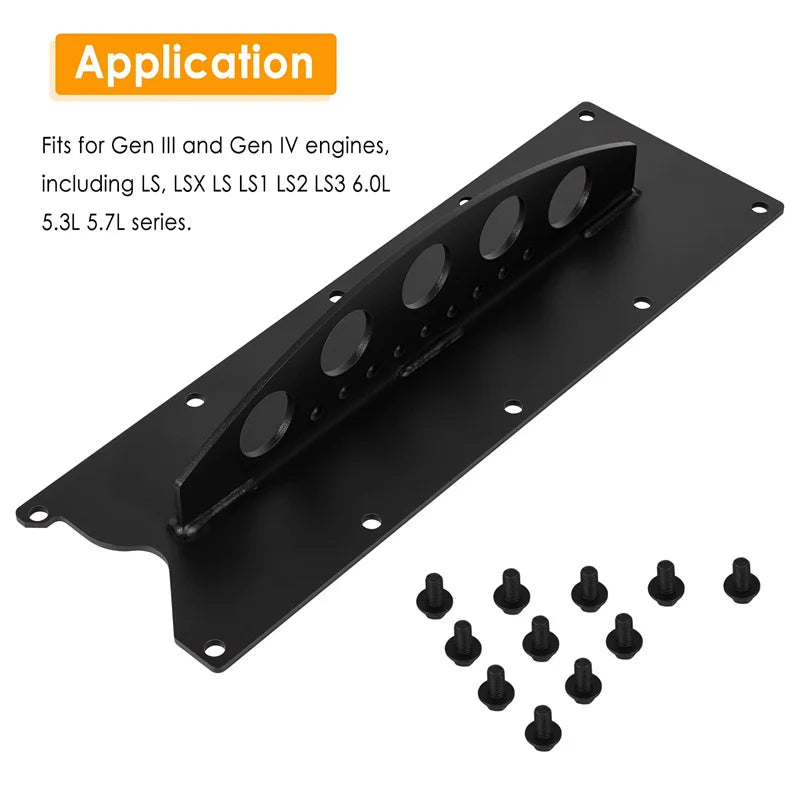 LS Engine Lift Plate Hoist Picker Cranet Lifting Plate Bracket for Chevy LS Series LSX LS LS1 LS2 LS3 LQ4 6.0 6.2 5.3 4.8 Gen 3 Tuck's Performance
