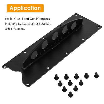 LS Engine Lift Plate Hoist Picker Cranet Lifting Plate Bracket for Chevy LS Series LSX LS LS1 LS2 LS3 LQ4 6.0 6.2 5.3 4.8 Gen 3 Tuck's Performance