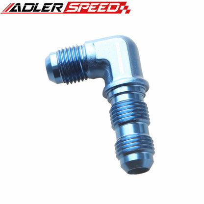 AN3 AN4 AN6 AN8 AN10 AN12 Male To Male 90 Degree Bulkhead Fitting Adapter Tuck's Performance