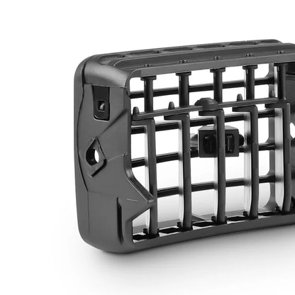 Centre dash air vent outlet side view with clips