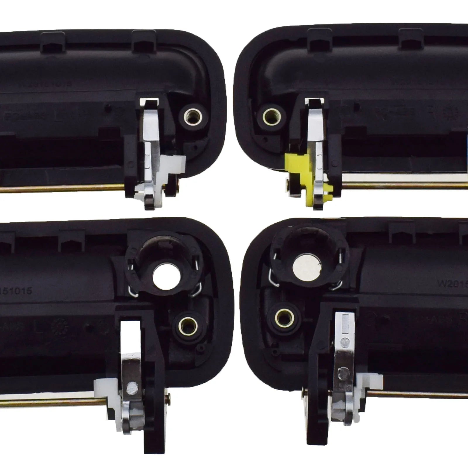 Chrome door handle trigger mechanism detail