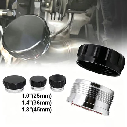 OD 1" ,1.5" ,2" Aluminum Weld Bung And Cap Fuel Surge Tank Cap Oil Water Tank & Radiator & Coolant Reservoir Caps Tuck's Performance