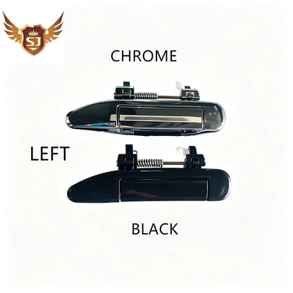 Chrome Black Exterior Door Handle Set for Nissan Patrol Y61 GU 1997-2016 Front Rear Right Left Car Accessories Tuck's Performance