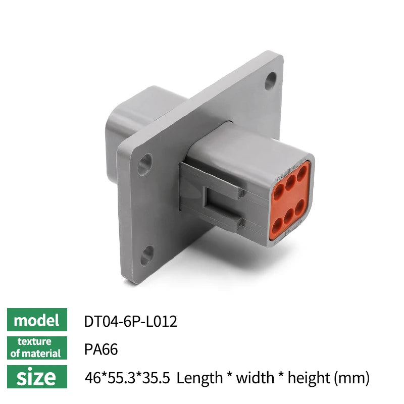 10/50/100 Sets Deutsch DTM/DT/DTP/DTF Automobile Connector Plug&Socket Male&Female Terminal DTM04-2/3/4/6/8/12 DTM06-2/3/4/6/8S Tuck's Performance