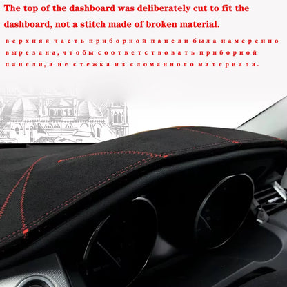For Nissan Patrol Y61 G5 1998 1999 2005 - 2008 2009 Suede Dashmat Dashboard Cover Pad Dash Mat Protection Carpet Car Accessories Tuck's Performance