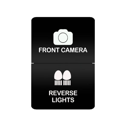 12V Dual Button Push Switch Orange Led Light For Toyota Prado Land Cruiser 200 RAV4 Hilux GUN HiAce 4 Runner Tundra Suzuki Jimny Tuck's Performance