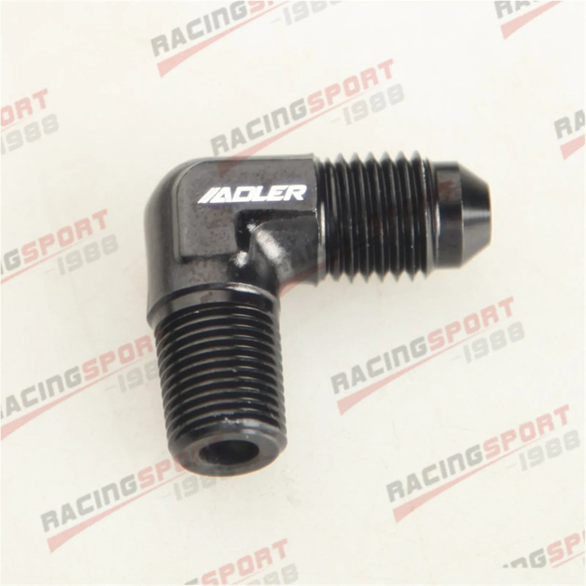 AN3 AN4 AN6 AN8 AN10 AN12 Male Flare To 1/8" 1/4" 3/8" NPT Adapter 90 Degree Tube Hose Fitting Tuck's Performance