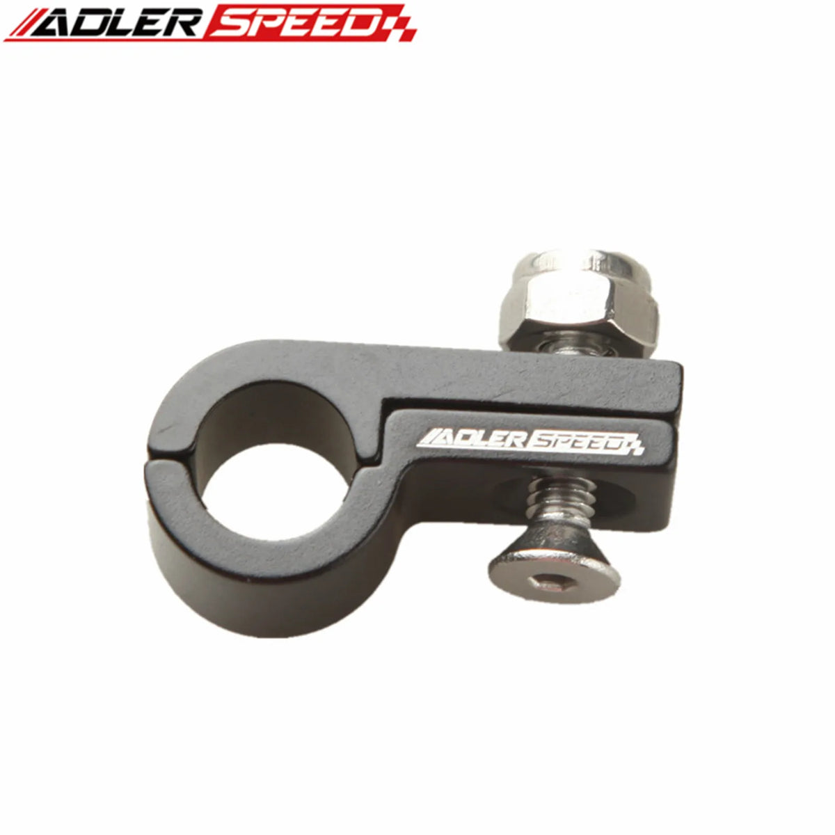Black Aluminum Fuel Oil Gas Line Hose Clamp ID 4.8mm 6.4mm 7.9mm 9.5mm 11.1mm 14.3mm Tuck's Performance