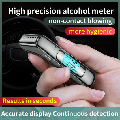 Portable Digital Breath Alcohol Tester with LCD Display - product image 1