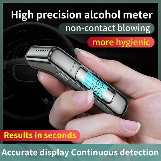 Portable Digital Breath Alcohol Tester with LCD Display - product image 1