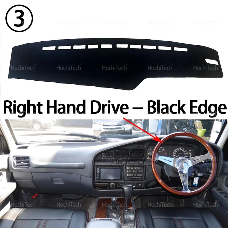 For Toyota Land Cruiser J80 LC80 Pre-Facelift 1990 1991 1992 Car Dashboard Cover Dash Board Mat Carpet Pad Sunshade Cape Cushion Tuck's Performance