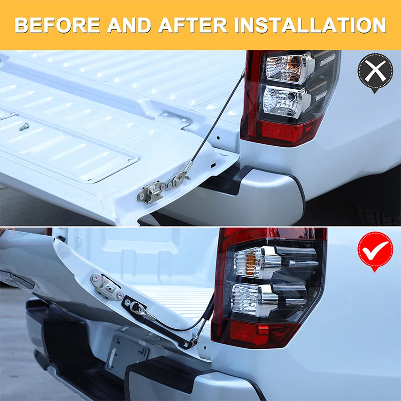 For Mitsubishi L200 2015-2022 Triton car trunk fender hydraulic rod, slow down rod, car upgrade accessories, 4-piece set Tuck's Performance