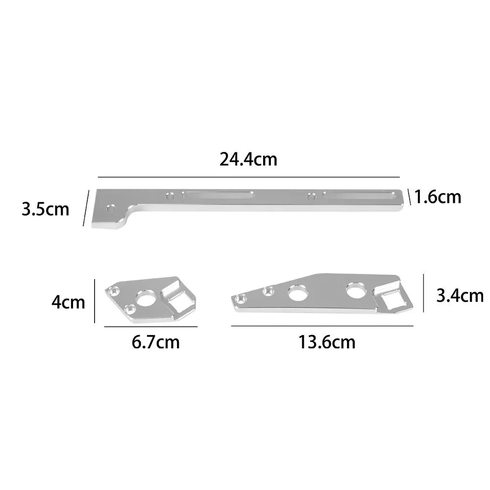 New High Quality Intake Manifold Silver LS1 Throttle Aluminum Cable Bracket Adjustable For 244mm Sheet Metal Tuck's Performance