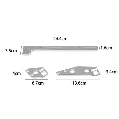 New High Quality Intake Manifold Silver LS1 Throttle Aluminum Cable Bracket Adjustable For 244mm Sheet Metal Tuck's Performance