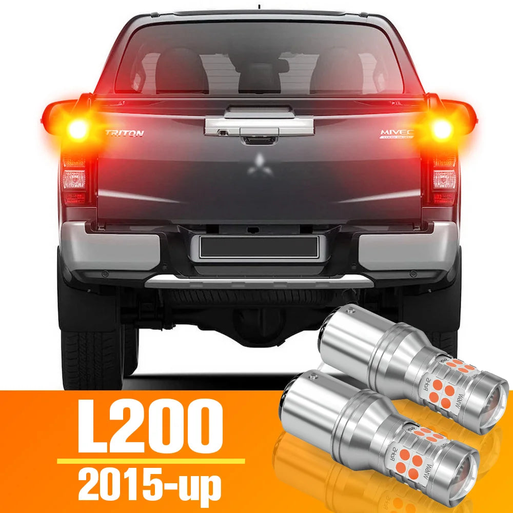 2pcs LED Brake Light Bulb Accessories For Mitsubishi L200 2015 2016 2017 Tuck's Performance