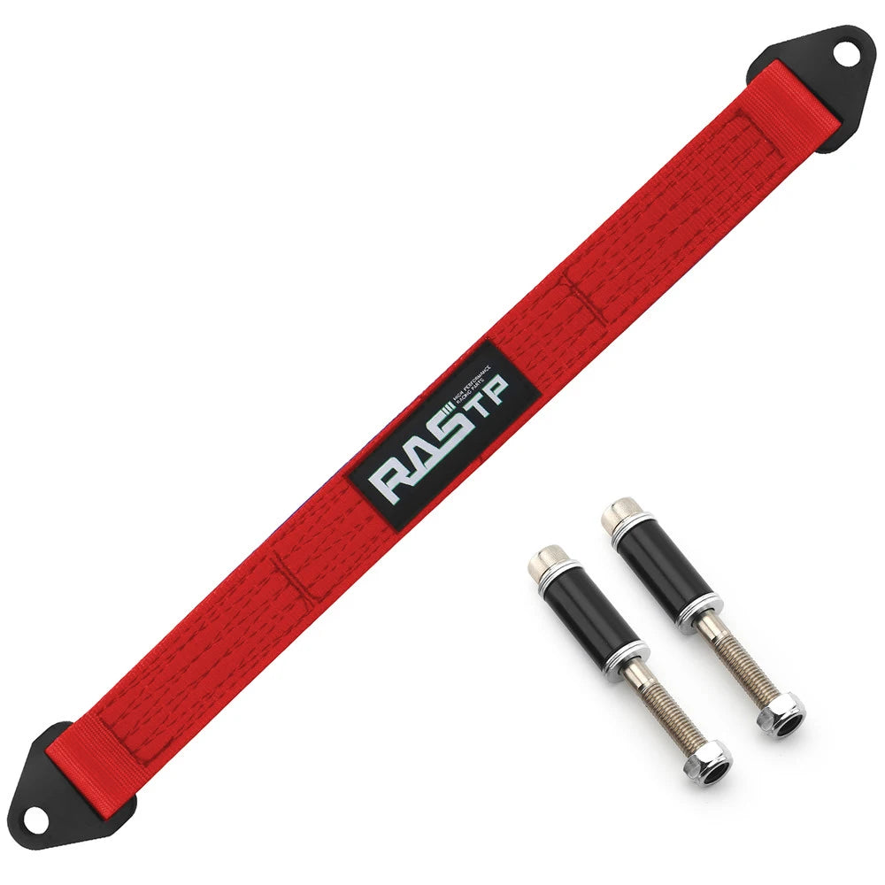 10in-26in Red Woven Thickened Four-layer Limit Straps for Off-road Prevent Damage To Suspension And Driveline Components TD002 Tuck's Performance
