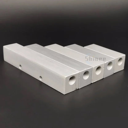 Aluminium Splitter 1/8" 1/2" BSP Internal Thread Port 2 3 4 5 6 7 8 9 10 Way 1/4 Pneumatic Air Manifold Distributor Connector Tuck's Performance