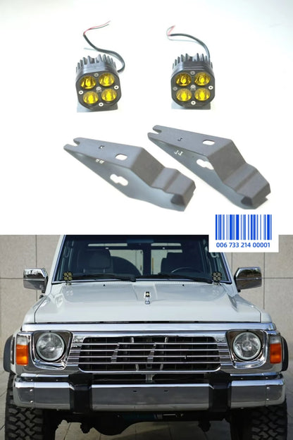 For 87-04 Nissan Safari Y60 Spotlight Base Mounting Bracket, Add Patrol Y60 Spotlight + Base Tuck's Performance