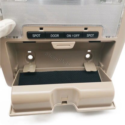Roof console connector and mounting clips