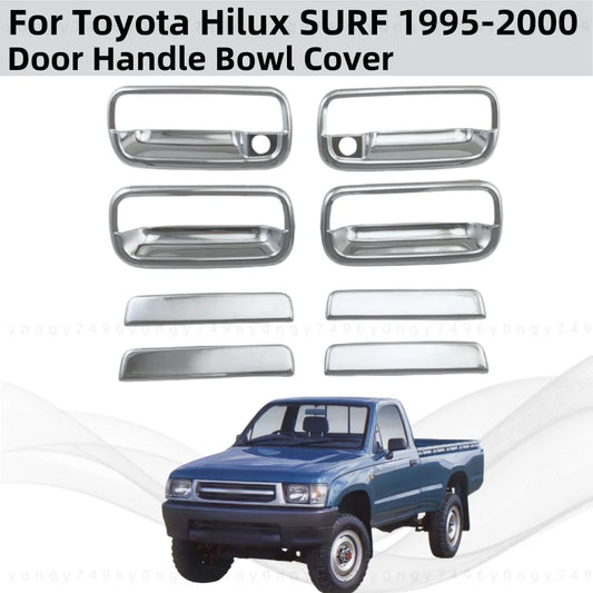 Chrome door handle and bowl cover set to suit Hilux Surf / 4Runner 1996-2001