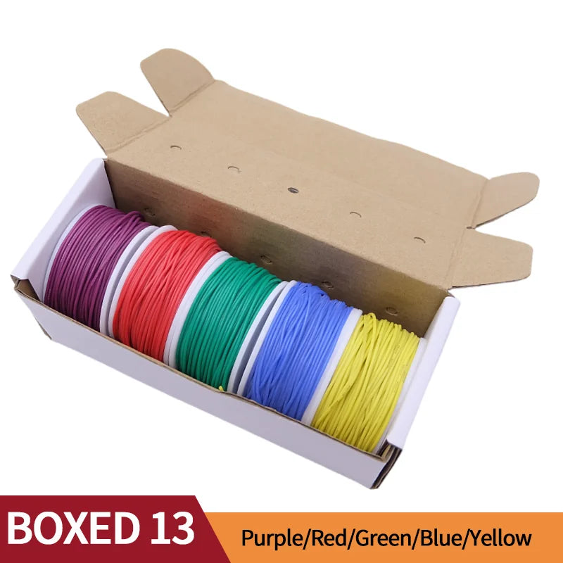 5 Colour Tinned Copper Silicone Wire Kit – 20AWG to 30AWG - product image 15