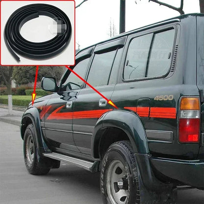 80 Series flare rubber black