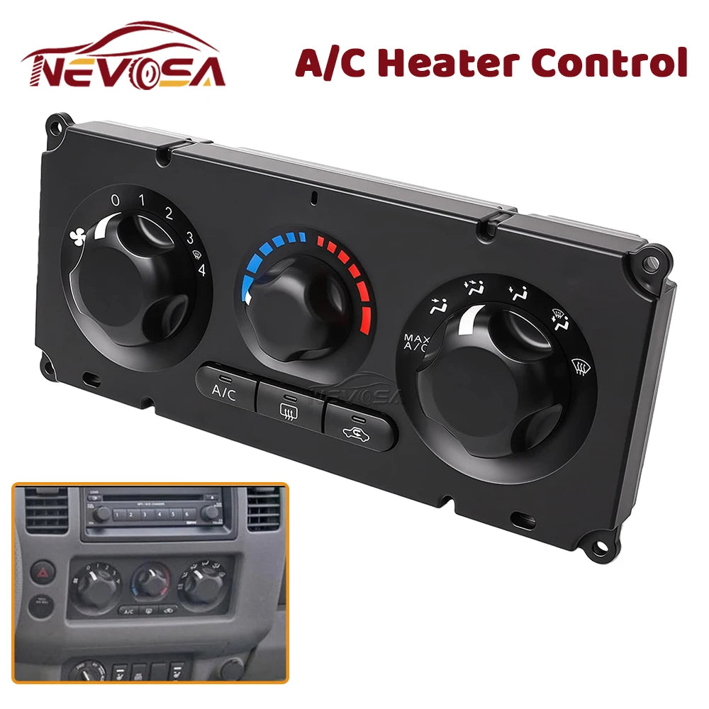 Air conditioning and heater control panel for Nissan Navara D40