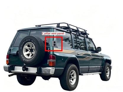 Rear Quarter Outer Air Vent C Pillar Vent Panel For 88‑97 Nissan Patrol Safari Y60 OEM:76802‑06J00（LH）76803‑06J00（RH） Tuck's Performance